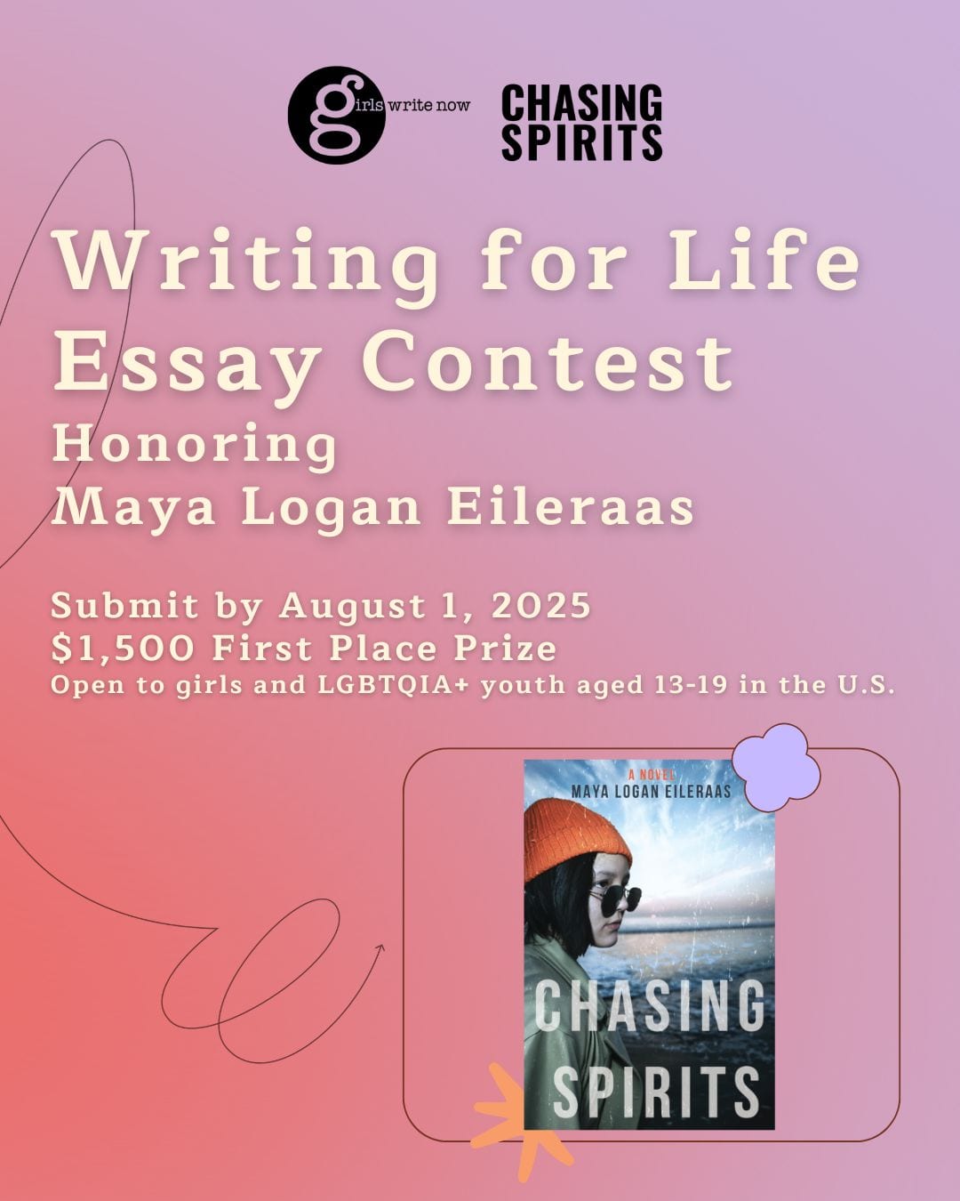 Writing for Life Prize announcement